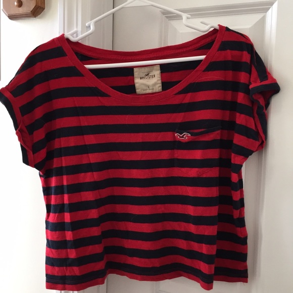 striped crop top 💋