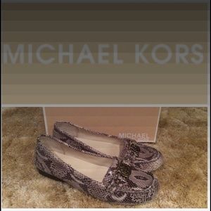 Michael Kors Suede Charm Moccasins