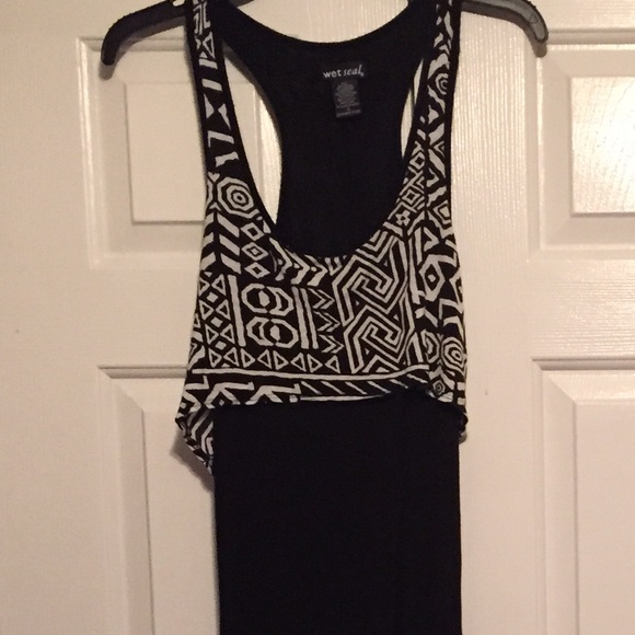 Black and white Maxi Dress