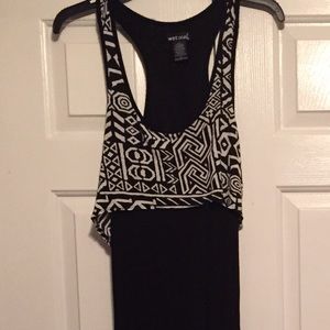 Black and white Maxi Dress