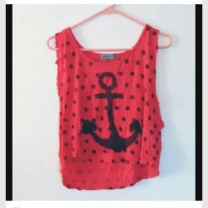 Anchor tank top