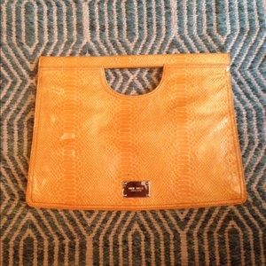 Nine West Snakeskin Clutch