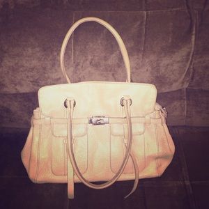 Tan/beige Francesco Biasia handbag tote