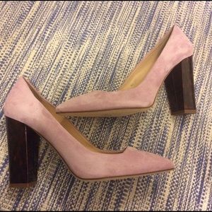 J Crew Ava suede pumps