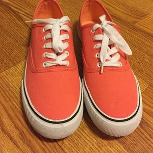 Coral sneakers