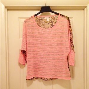 🚫Donated🚫 Boho Striped and Floral Blouse