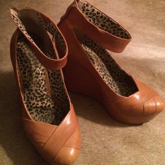 Jessica Simpson Ankle Strap Wedges