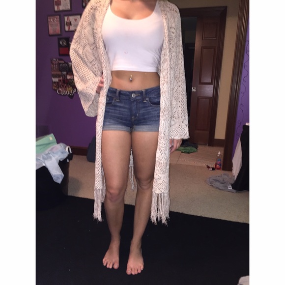 Knitted roxy kimono