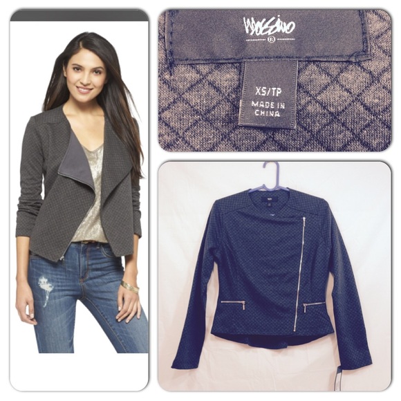 HP Dark gray moto jacket - Mossimo - Picture 2 of 3