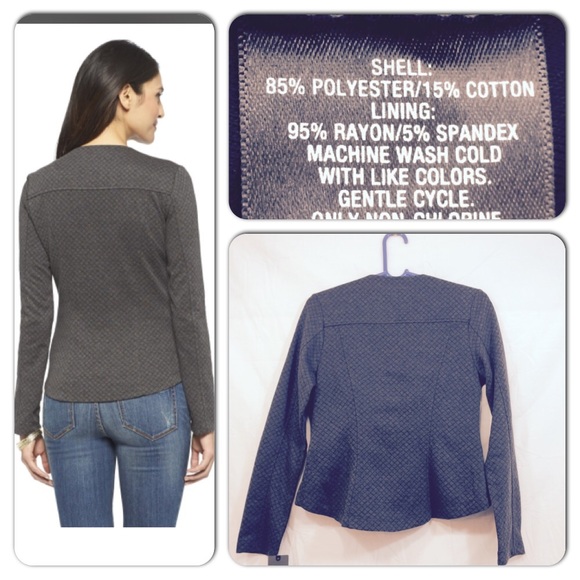 HP Dark gray moto jacket - Mossimo - Picture 3 of 3