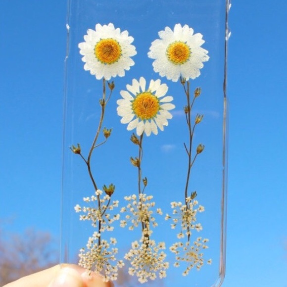 Natural pressed dried flower case - Picture 2 of 4