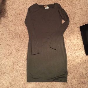 Army Green Piko Dress/Tunic Jersey Material