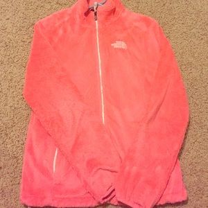 Pink Northface zip up