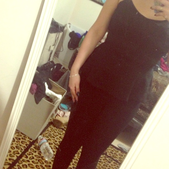 Back peplum top