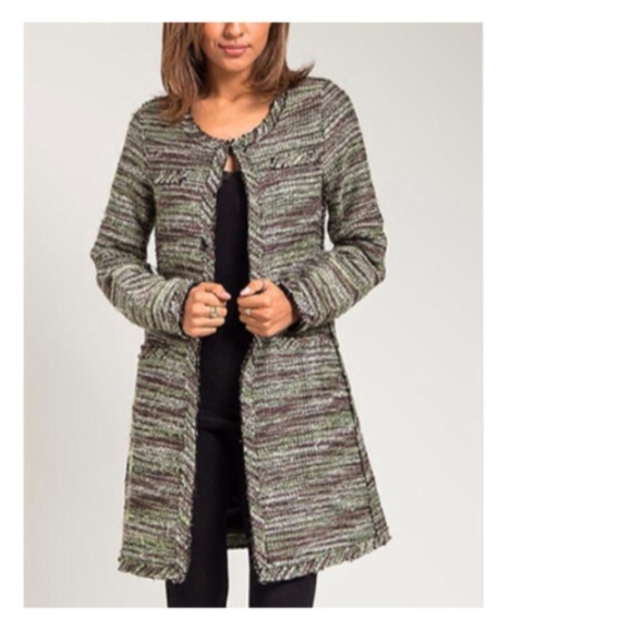 SALE Lavender Tweed Long Blazer - Picture 4 of 4