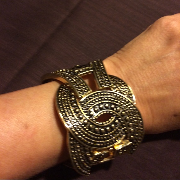 Old gold  color bracelet.sold