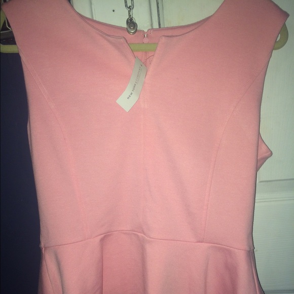 Pink New York and co peplum top