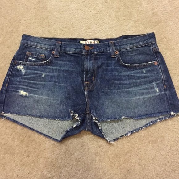 J Brand blue jean shorts