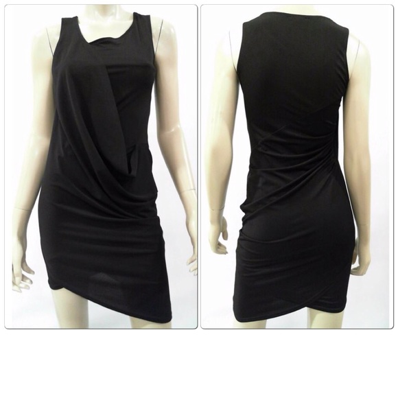 Bar III Black Dress