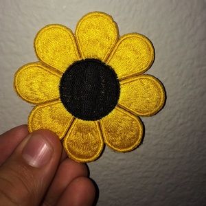 Adorable Iron-on Sunflower Patch 🌻