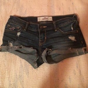 Hollister size 0 denim shorts