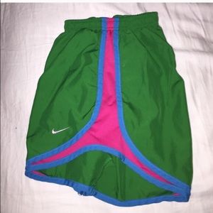 black and yellow Nike shorts