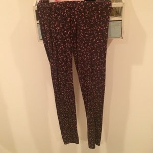 Floral leggings