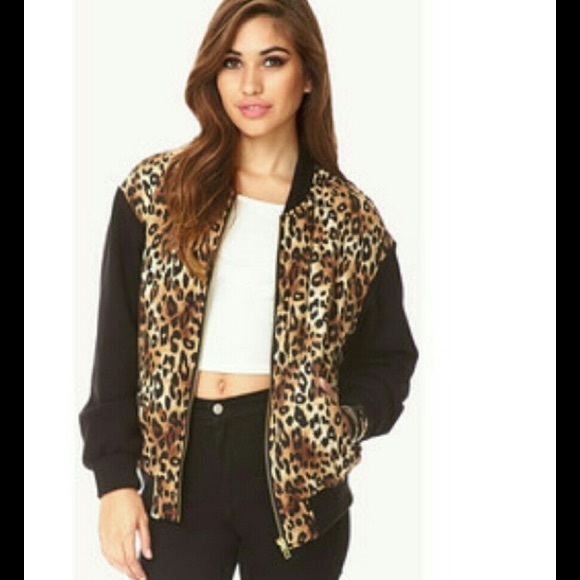 cheetah bomber jacket