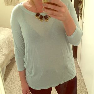 Urban Outfitters Mint Doleman Sleeve Too