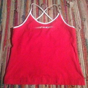 FOX Red Criss Cross Tank