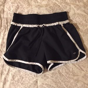Black athletic shorts