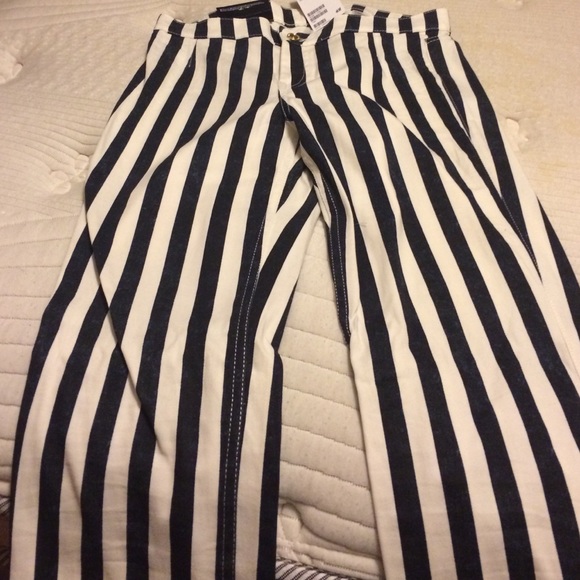 Striped Skinny Jeans NWT