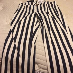 Striped Skinny Jeans NWT