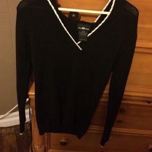 Warm Black Hooded Sweater