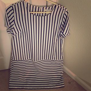 Black and White Stripped Dress