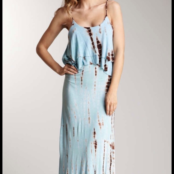Tie dye maxi dress, xs