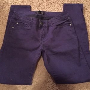 Purple forever 21 skinny capris