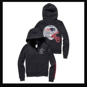 Victoria secret patriots sequin sweatshirt