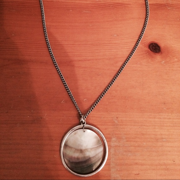 Abalone bohemian style shell necklace