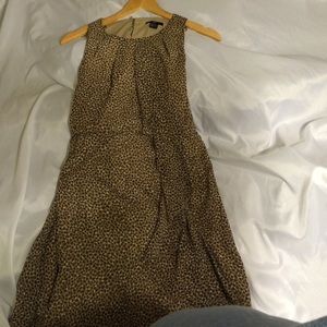 Safari Print Ruffled Dress