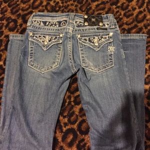 GIRLS miss me boot cut jeans
