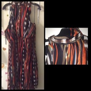 Tribal print spring dress