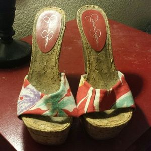 Jessica Simpson wedges