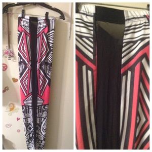 Tribal print leggings