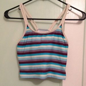 Patagonia striped bathing suit top