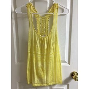 ❌SOLD❌Yellow Tank Top