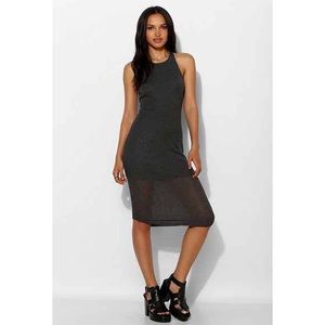 UrbanOutfitters Sparkle&Fade Ribbed Maxi Dress, S