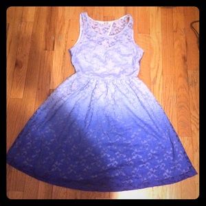 Pretty blue lace dress