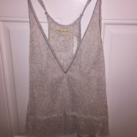 Urban Outfitters sheer white top - Picture 2 of 3