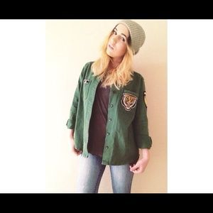 Army Shirt with Patches